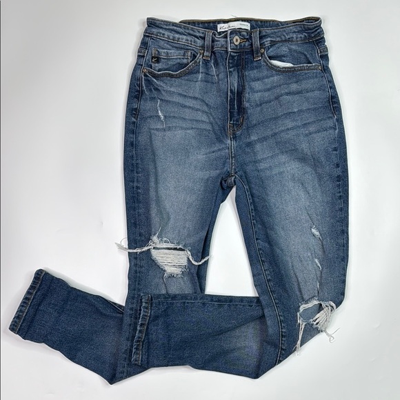 KanCan Distressed Ankle Jeans Size 28 - Picture 1 of 11